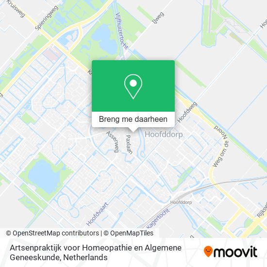 Artsenpraktijk voor Homeopathie en Algemene Geneeskunde kaart