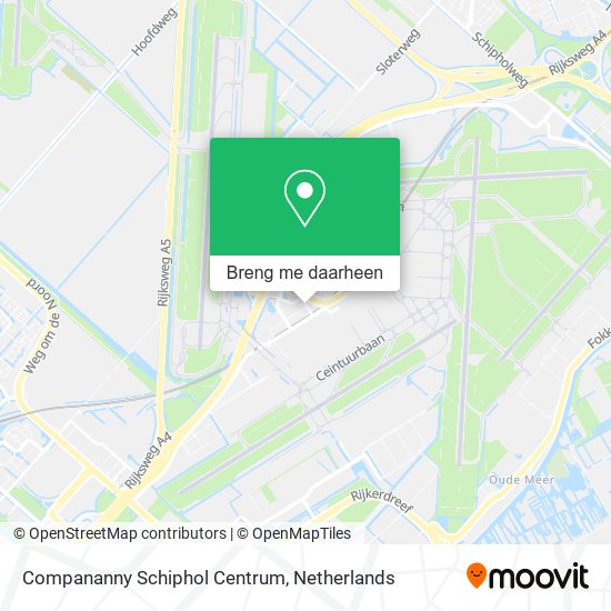 Compananny Schiphol Centrum kaart