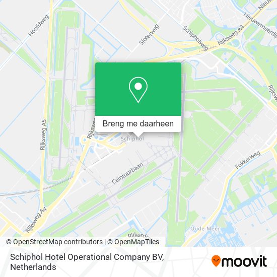 Schiphol Hotel Operational Company BV kaart