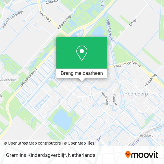 Gremlins Kinderdagverblijf kaart