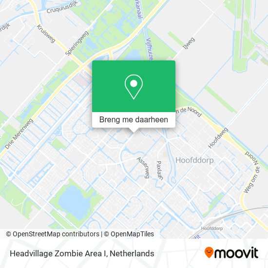 Headvillage Zombie Area I kaart