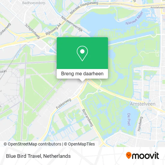 Blue Bird Travel kaart