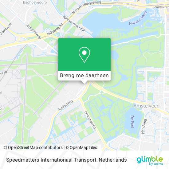 Speedmatters Internationaal Transport kaart