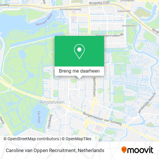 Caroline van Oppen Recruitment kaart