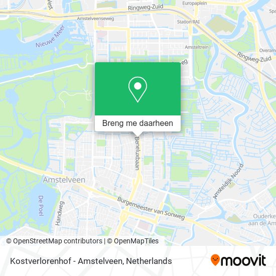 Kostverlorenhof - Amstelveen kaart