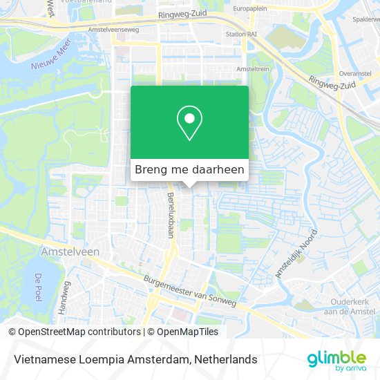 Vietnamese Loempia Amsterdam kaart