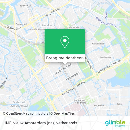ING Nieuw Amsterdam (na) kaart