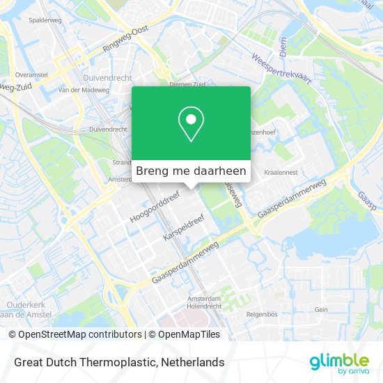 Great Dutch Thermoplastic kaart