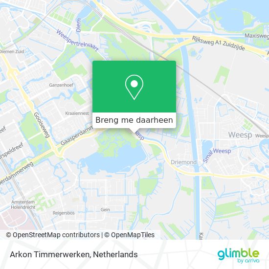 Arkon Timmerwerken kaart