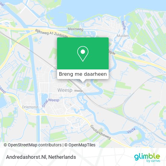 Andredashorst.Nl kaart