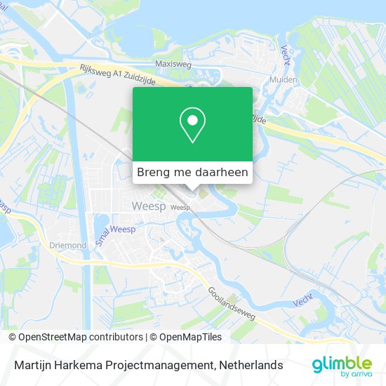 Martijn Harkema Projectmanagement kaart