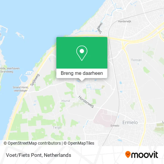 Voet/Fiets Pont kaart