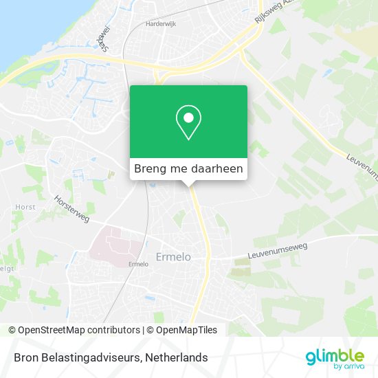 Bron Belastingadviseurs kaart