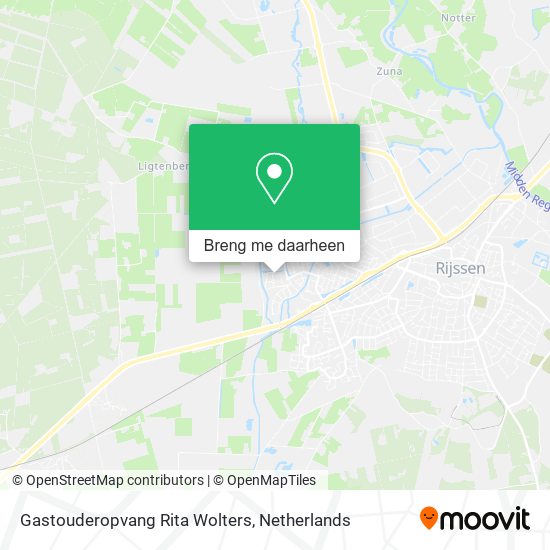 Gastouderopvang Rita Wolters kaart