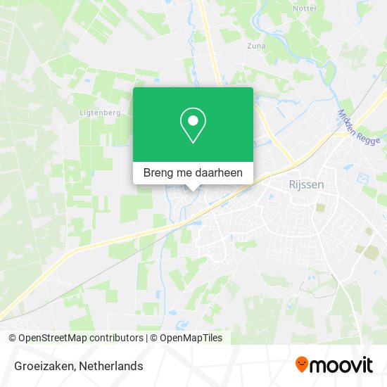 Groeizaken kaart