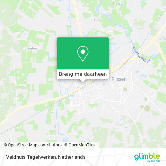 Veldhuis Tegelwerken kaart