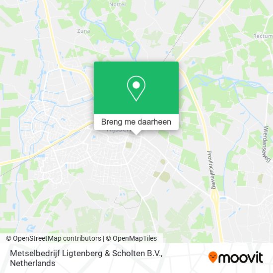 Metselbedrijf Ligtenberg & Scholten B.V. kaart