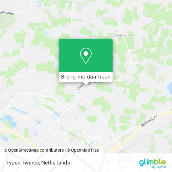 Typen Twente kaart