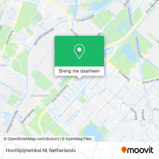Hoofdpijnwinkel.Nl kaart