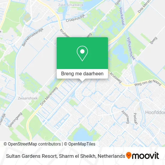 Sultan Gardens Resort, Sharm el Sheikh kaart