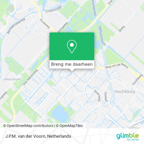 J.P.M. van der Voorn kaart