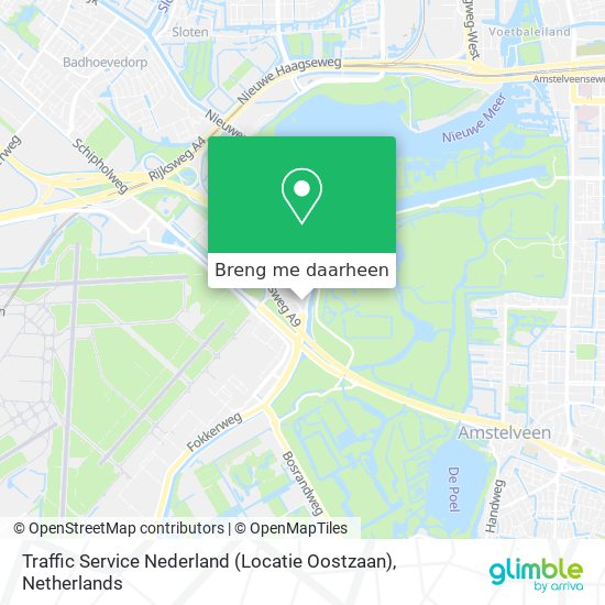 Traffic Service Nederland (Locatie Oostzaan) kaart