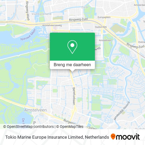 Tokio Marine Europe Insurance Limited kaart