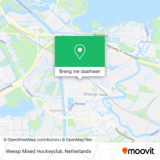 Weesp Mixed Hockeyclub kaart