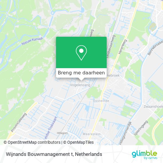 Wijnands Bouwmanagement t kaart