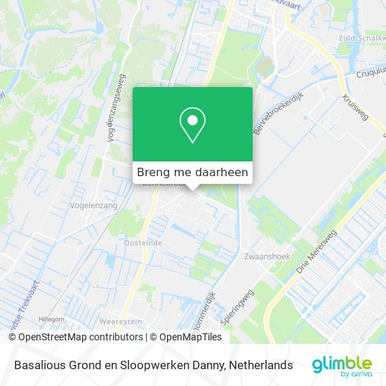 Basalious Grond en Sloopwerken Danny kaart