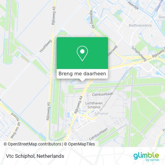 Vtc Schiphol kaart