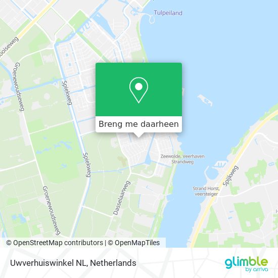 Uwverhuiswinkel NL kaart