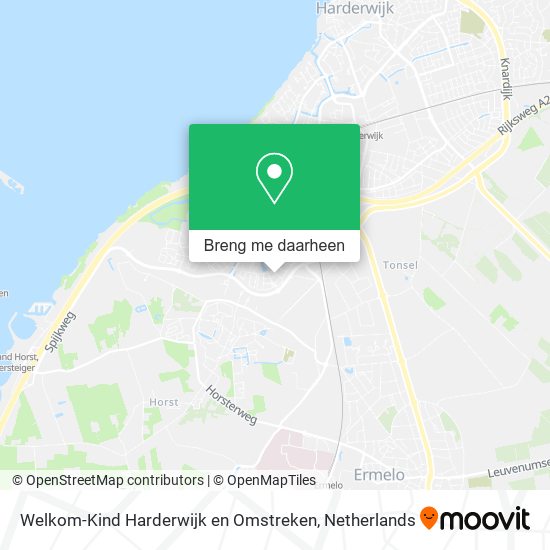 Welkom-Kind Harderwijk en Omstreken kaart