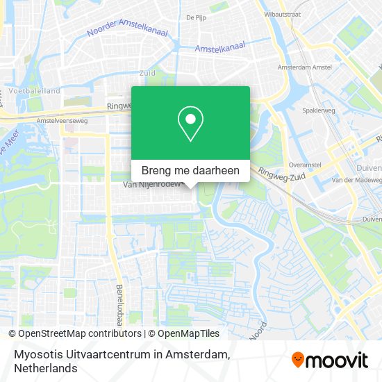 Myosotis Uitvaartcentrum in Amsterdam kaart