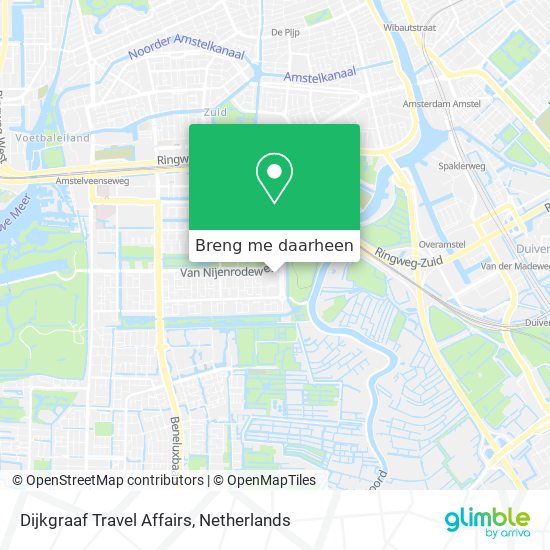 Dijkgraaf Travel Affairs kaart