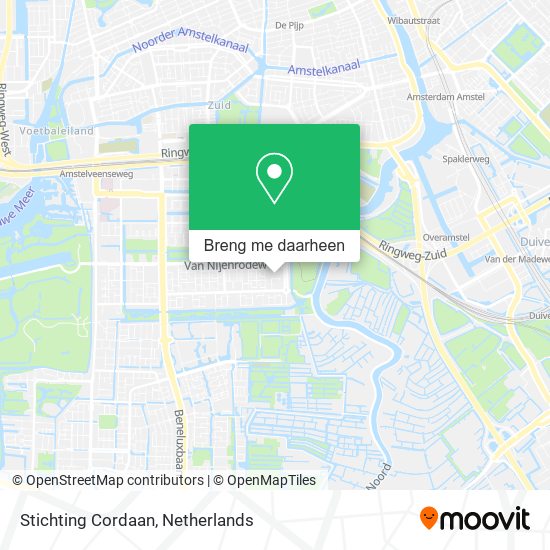 Stichting Cordaan kaart