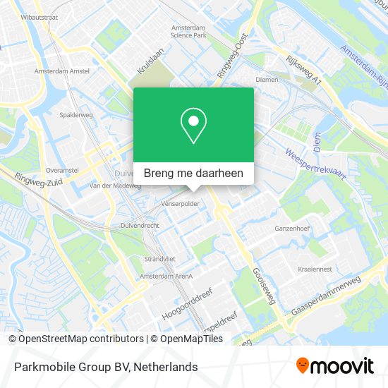 Parkmobile Group BV kaart