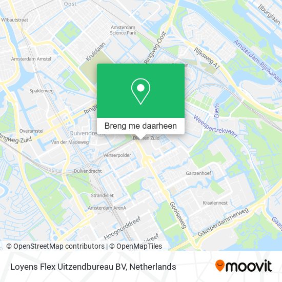 Loyens Flex Uitzendbureau BV kaart