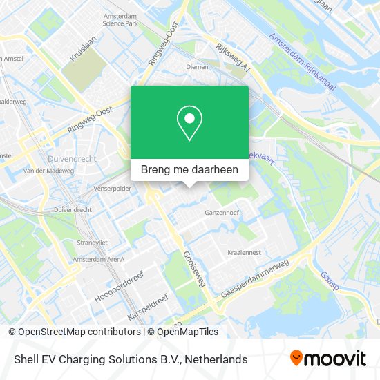 Shell EV Charging Solutions B.V. kaart