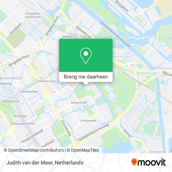 Judith van der Meer kaart