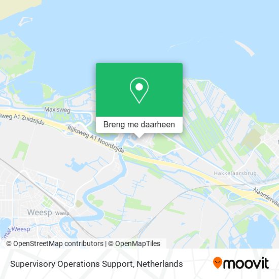 Supervisory Operations Support kaart