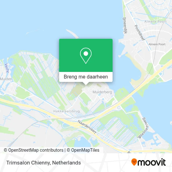 Trimsalon Chienny kaart