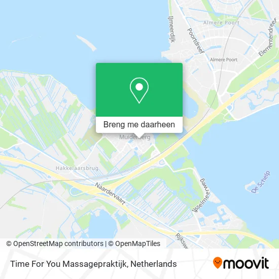 Time For You Massagepraktijk kaart