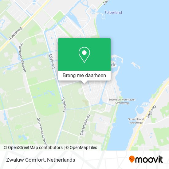 Zwaluw Comfort kaart