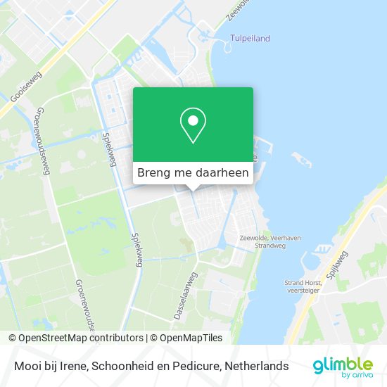 Mooi bij Irene, Schoonheid en Pedicure kaart