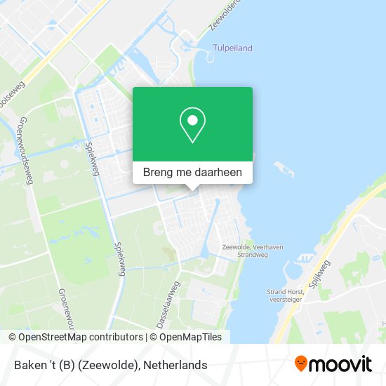 Baken 't (B) (Zeewolde) kaart