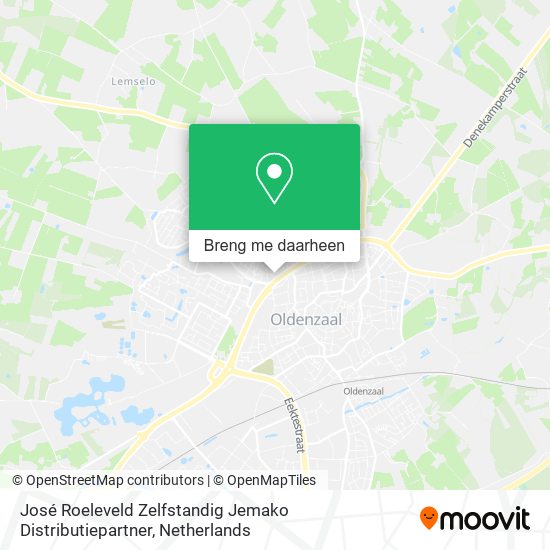 José Roeleveld Zelfstandig Jemako Distributiepartner kaart