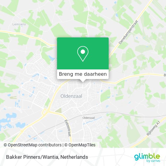 Bakker Pinners/Wantia kaart