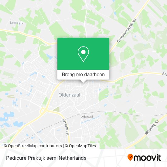 Pedicure Praktijk sem kaart