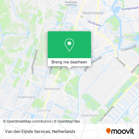 Van den Eijnde Services kaart